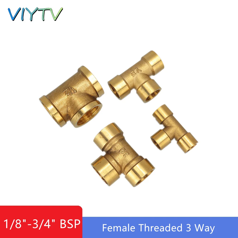 Медная труба Водостоки фитинг 1/8 &quot1/4&quot 3/8 &quot1/2&quot 3/4 &quotBSP резьбовой 3-х полосная