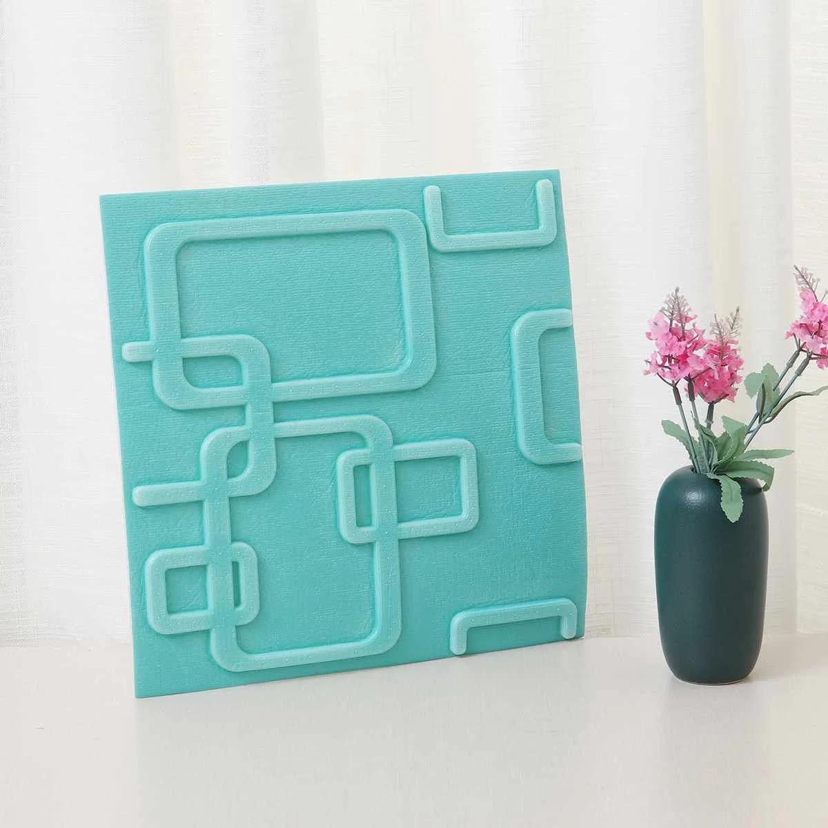 Небесно-голубой 1 шт. 30x30 см DIY самоклеющиеся 3D наклейки на стену s декор в спальню пенопластовый кирпич декор комнаты обои настенный Декор Гостиная Наклейка на стену - Цвет: Небесно-голубой