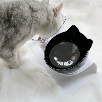 

Non-slip Cat Bowls Double Bowls With Raised Stand Pet Food&Water Bowls For Pet Feeder