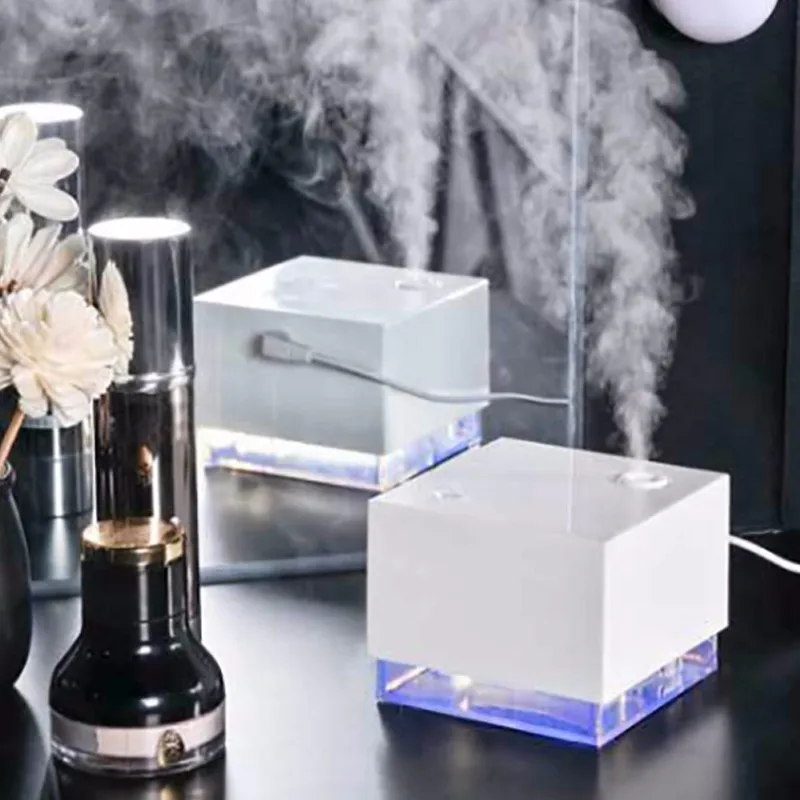 

Water Cube Humidifier Usb charging Air Purifier Car Humidifier Atomization Essential oil Aromatherapy machine