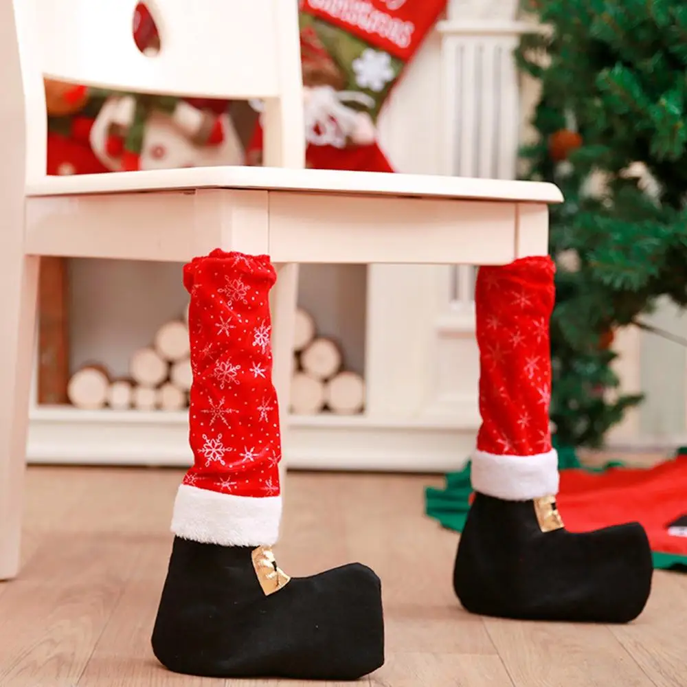 1 шт. Рождественский чехол для ножки стула декор стола Noel Navidad Рождественское украшение для дома Рождественские подарки Рождество год