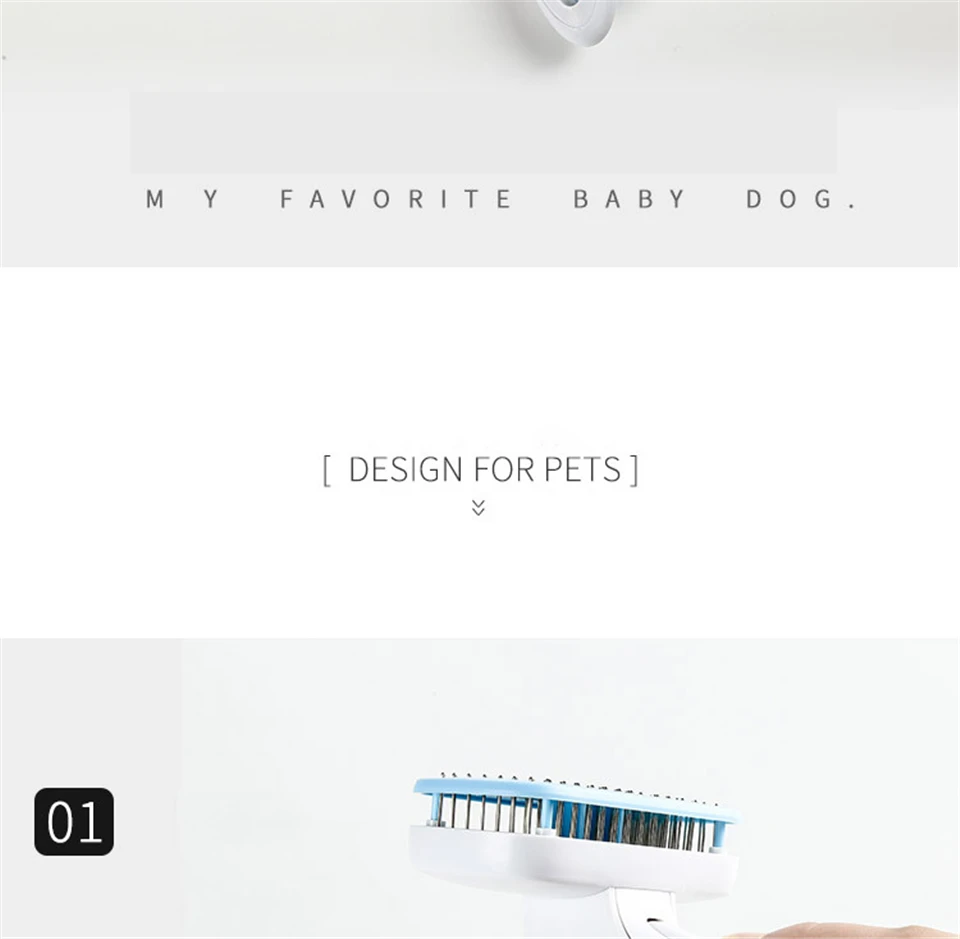 Pet Kitty Расческа для удаления волос собака короткая средняя щетка для волос ручка красота ЩЕТОЧНЫЕ аксессуары Расческа для уход за котом инструменты
