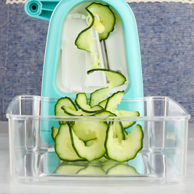 Multifunction Manual Vegetable Shredder Fruit Potato Cutter Household Graters Spiral Cutter Stainless Steel Grater Kitchen Tool