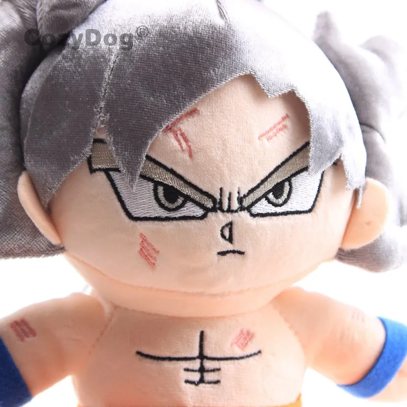 Dragon Ball Z плюшевые Фигурки игрушки Супер Saiyan Goku серебряные волосы мягкие игрушки куклы " 20 см детский подарок