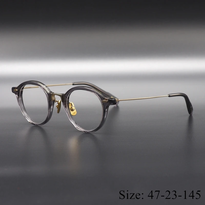 

Limited edition Vintage eyeglass frame pure titanium Ultralight OG Baker Master favorite retro round eyewear women men original
