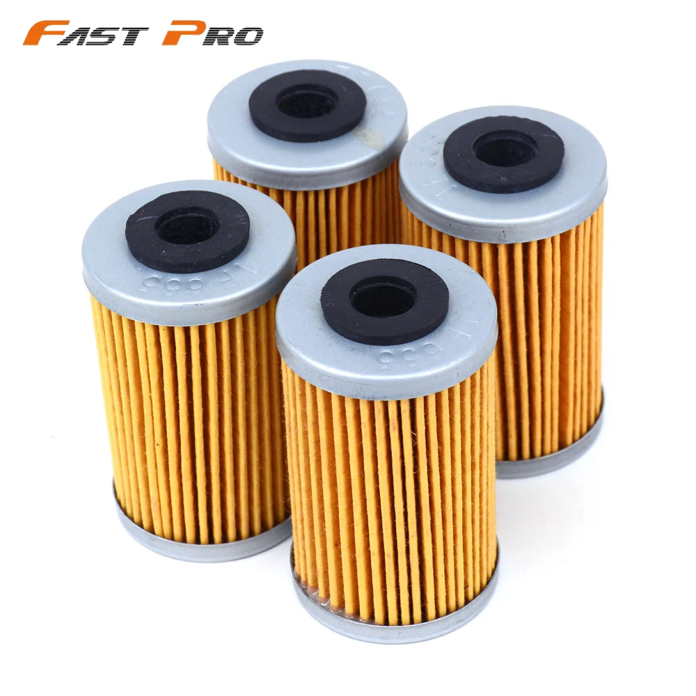 Масляный фильтр для KTM XC450 XC525 ATV 250 400 450 520 525 540 560 625 660 690 EXC SX MXC XCW SMR XC SXS 4 шт. |