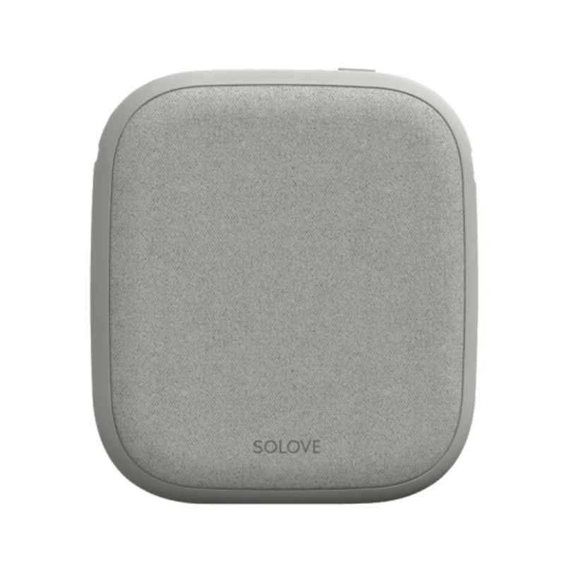Gray Xiaomi SOLOVE 10000 мАч QI беспроводной внешний аккумулятор 10000 мАч Внешний аккумулятор быстрая зарядка для huawei samsung iPhone X XR XS MAX 8 Plus - Цвет: Gray