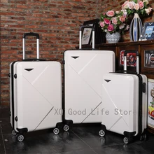 

XQ 20''24/28 inch Rolling luggage travel suitcase on wheels 20'' carry on cabin trolley luggage bag ABS+PC suitcase fashion set