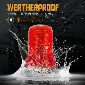 

12-30V Waterproof Tractor Rotation Flashing Light 15w Led Light Flashing Warning Safety Alarm Strobe Emergency Lights