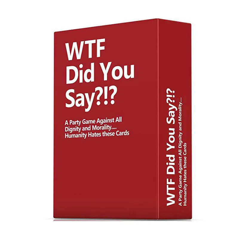 WTF вы сказали? Вечерние игры для взрослых-полный набор из 594 карточек