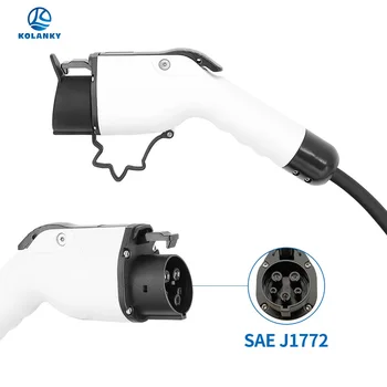 

Level 2 EV Charger Plug Portable EVSE 16A female SAE J1772 Connector Type 1 Electric Car Charging Plug
