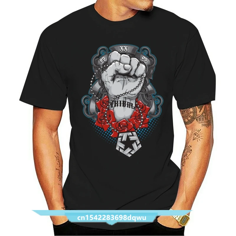 Tribal Gear футболка с изображением кулака (черный) | Мужская одежда
