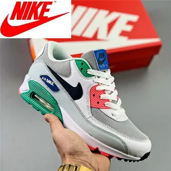 

Original Nike Air Max 90 Essential "South Beach" Men's and Women's Running Shoes Size 36-45 AJ1285 100 comfortable