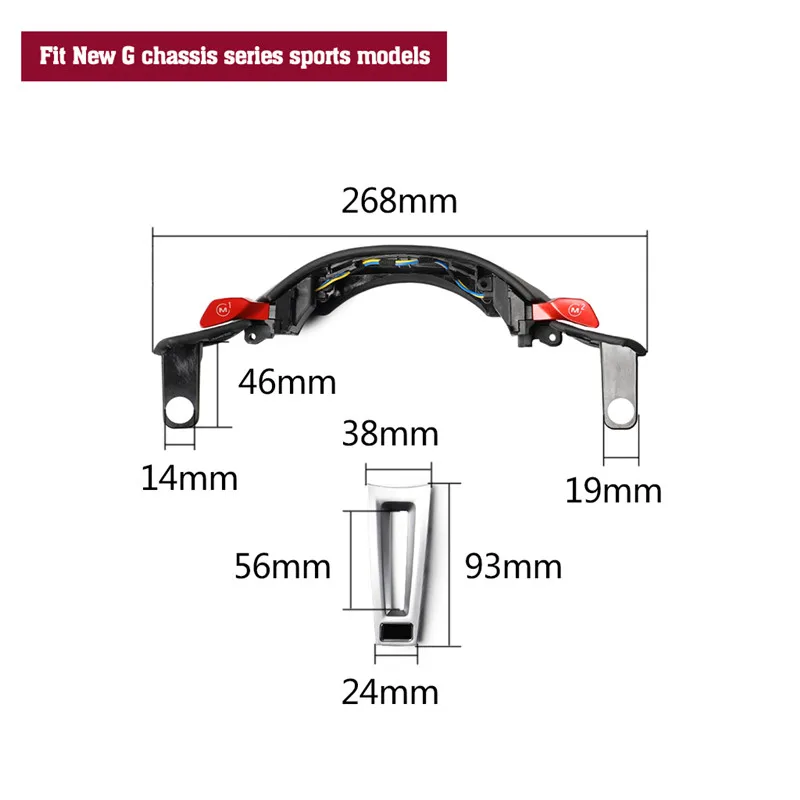 M Стиль руль M1/M2 кнопки с DIY особенность для BMW G20 G30 G01 G02 G05 G06 M Спорт