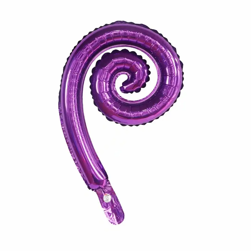 10 stücke Kurly Spirale Welle Folie Ballon Geburtstag Hochzeit Party Modellierung Dekoration Liefert Ballons Kinder Spielzeug Kurve Luft Ball globos – Detail 4