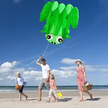 51 дюймов x 55 дюймов мягкий безрамный воздушный змей для детей и взрослых открытый пляжный парк легко летать воздушный змей с 30 м веревкой
