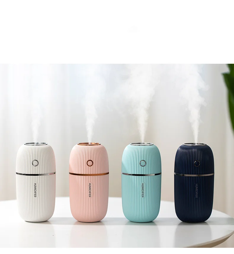 M Humidifier 300ML Ultrasonic USB Aroma Essential Oil Diffuser Romantic Color Night Lamp Mist Maker Humidificador Portable