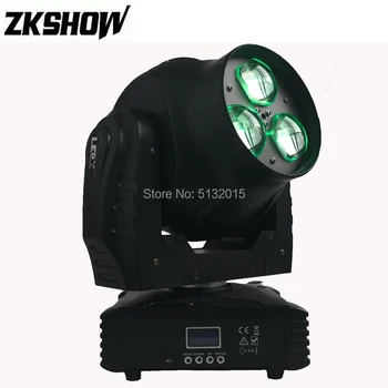 

3*40W High Power RGBW LED Moving Head Light Beam Wash Zoom DMX Auto Sound Hire System Pro Stage DJ Disco Party Lighting Effect