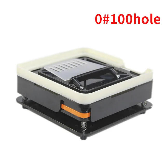 Капсульная пластина 0#00# абсолютно новая ABS черная розетка 100 отверстие Капсульная машина для наполнения FIilling машина Капсульная оболочка зарядное устройство - Цвет: Светло-серый