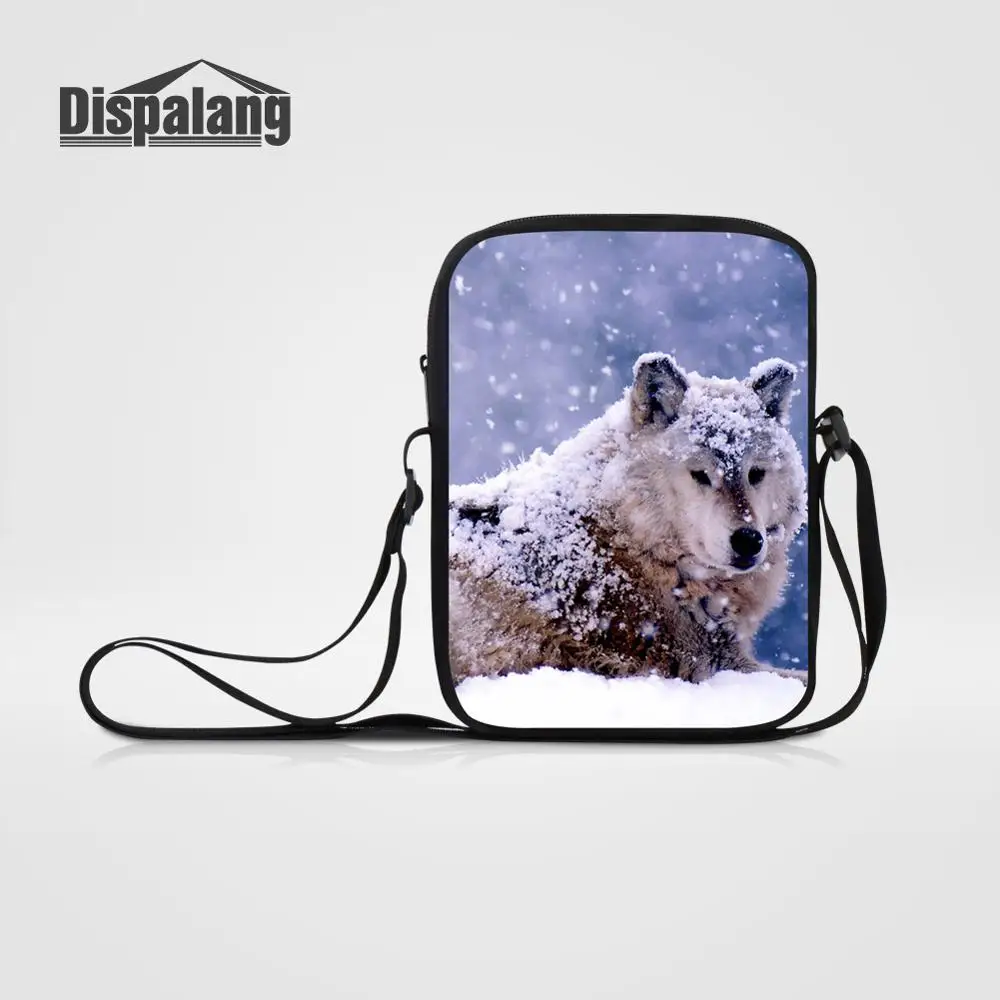 Bag15 Брендовые сумки, сумки для мальчиков-подростков, крутые животные, единорог, лошадь, лиса, волк, Мужская мини сумка-мессенджер, мужские сумки через плечо, школьные сумки - Цвет: Bag15