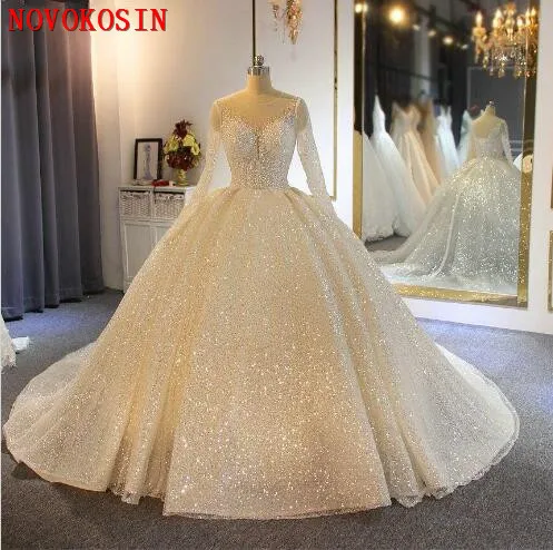 Sparkling ball gown wedding dress Clearance