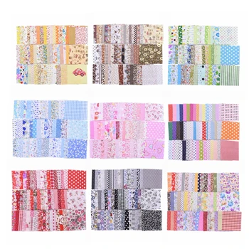 

10*10cm/25*25cm Cotton Fabric Printed Cloth Sewing Quilting Fabrics for Patchwork Needlework DIY Handmade Accessories