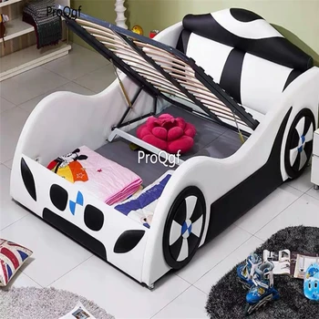 

Ngryise 1 Set children three color choice car shape bed no mattress