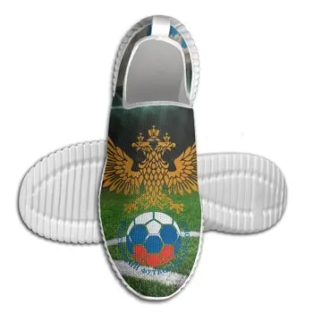 

Russia Football Team Emblems Running Shoes Breathable Walking Shoes Lightweight Mens and Womens