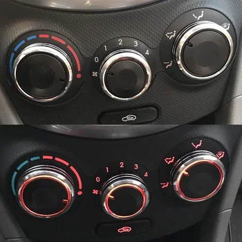 

3pcs Control Knobs Air Conditioner Control Knobs Black High Quality Newest