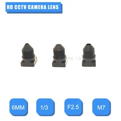 Hd 6mm 8mm 10mm cctv mini lente 1/3 "f2.5 m7 lente para cctv câmera de segurança 720p/1080p mini câmera