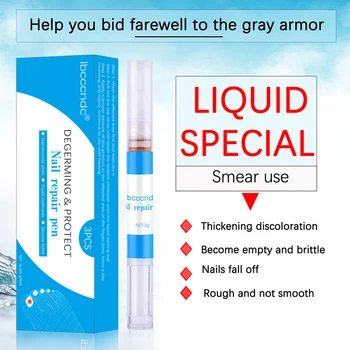 

3pcs/box Effective Professional Home Foot Care Treatment Onychomycosis Nail Repair Liquid Recovery Stimulate Growth Anti Fungal