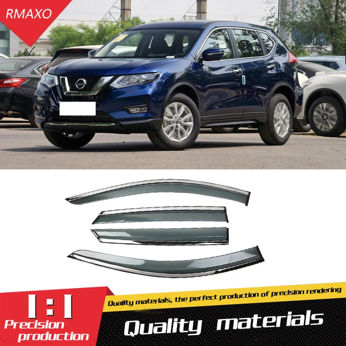 Для Nissan X Trail 2014 2019 Пластиковые оконные козырьки вентиляционные оттенки Защита от