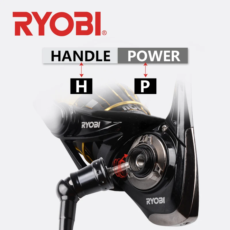 Рыболовные катушки RYOBI спиннинговая Катушка 2000 3000 4000 6000 8000 5 катушка BB ryobi