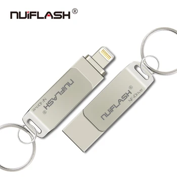 

OTG USB 3.0 For iphone flash drive 128GB 64GB Pen drive 32GB 16GB Memory Stick USB Stick for iphone/ipad/Mac