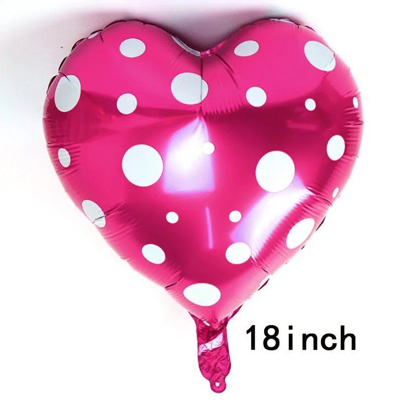 18 дюймов любовь Рукописное свадебное украшение I Love You Dot алюминиевая пленка сердце воздушный шар признание День Святого Валентина Свадебный декор
