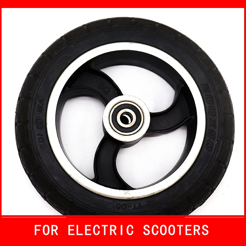 8 Inch Solid Tire Alloy Wheels for Speedtrott GX14 Speedway Mini 4 Pro Rear  200x50 Explosion-Proof Electric Scooter Wheel - AliExpress