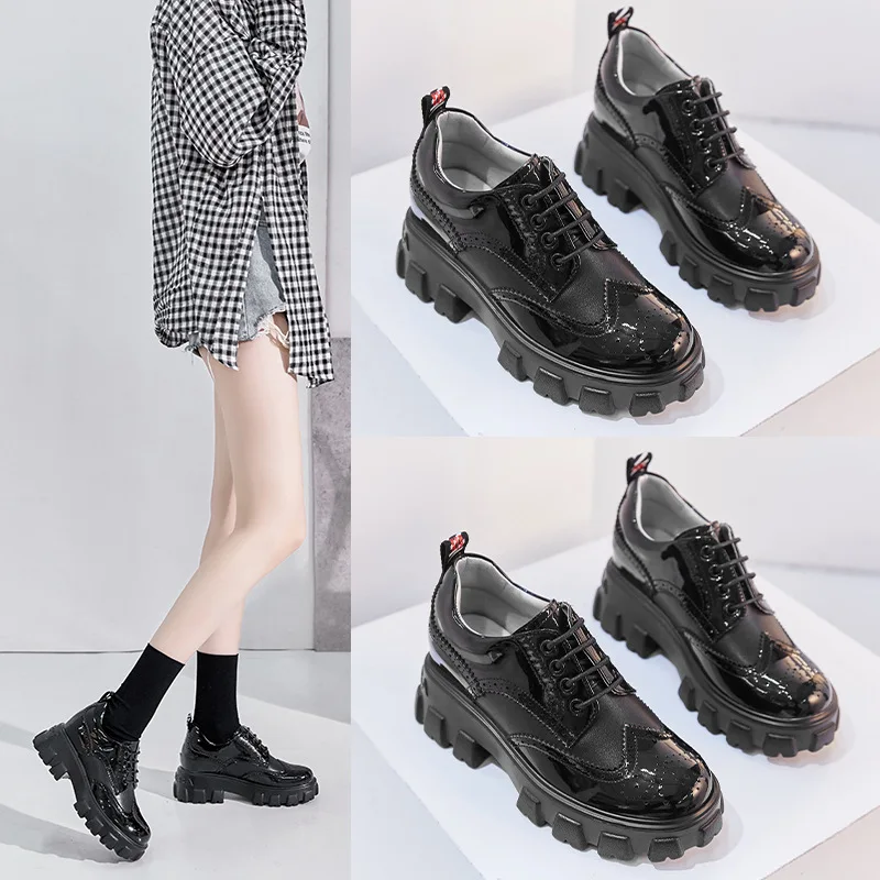 

Fashion Extra High Trendy Shoes Korean-style Bullock 2020 Spring New Style Korean-Style INS Extra High Thick Bottomed Elegant WO