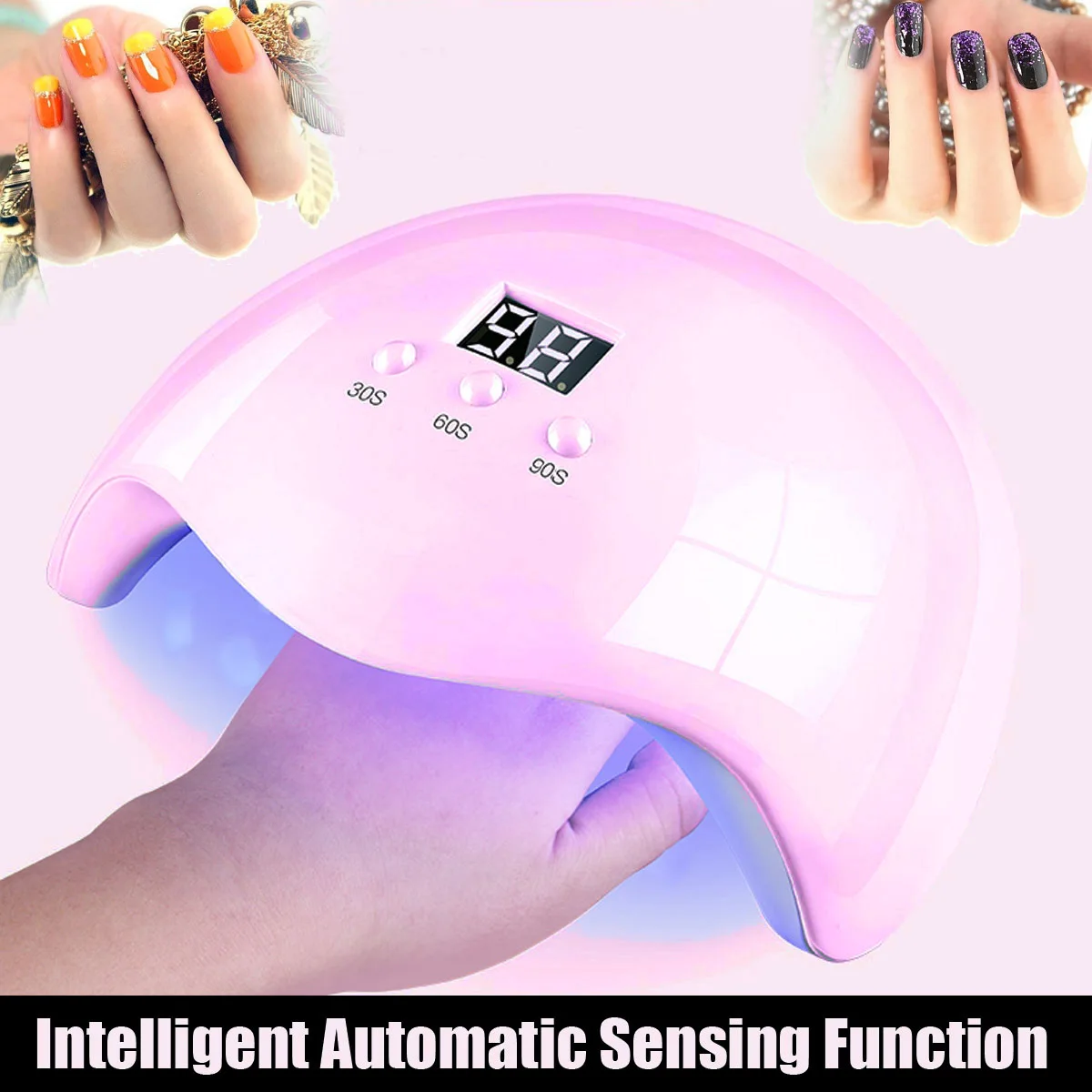 

USB Nail Dryer 36W LED UV Nail Gel Lamp Light Manicure LCD Display Drying Nail Phototherapy Machine Polish Nail Art Tools