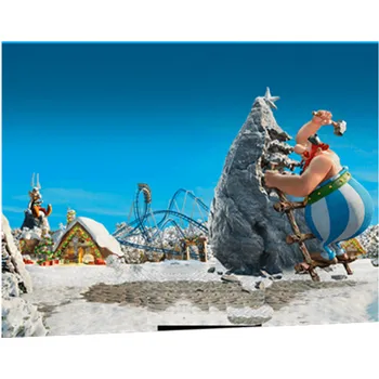 

5D DIY Diamond Painting Asterix Park landscape kids Cross Stitch Needlework Home decorations