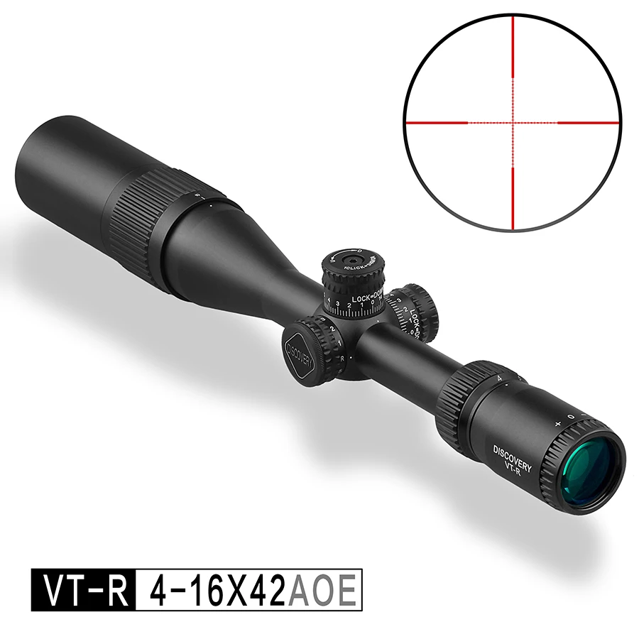 Новинка тактический прицел Discovery Optics VT R 4 16X42 AOE сетка Mil Dot с подсветкой охотничий