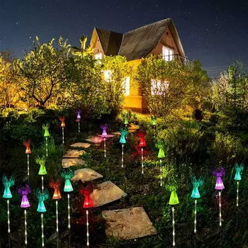 

Colorful Solar Angel Lamp Outdoor Garden Courtyard Path Decoration Lamp Wings Wings Souvenir Decoration