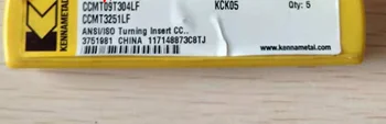 

10PC KENNAMETAL CARBIDE INSERT CCMT09T304LF KCK05
