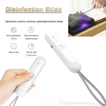 

Portable UV Disinfection Lamp Handheld Germicidal Lamp USB Charging LED Sterilizer Light Germicidal Home Office Travel
