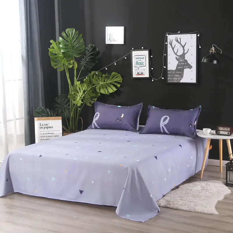 Solstice Home модный принт удобный для кожи реактивный печатный лист пододеяльник наволочка постельное белье 3/4 шт
