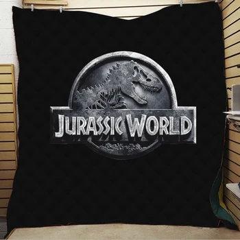 

Jurassic World Dinosaur Summer Quilt Cartoon Blanket Mat 3D Printed Bed Sofa For Children Boys Girls Washable Halloween Gifts