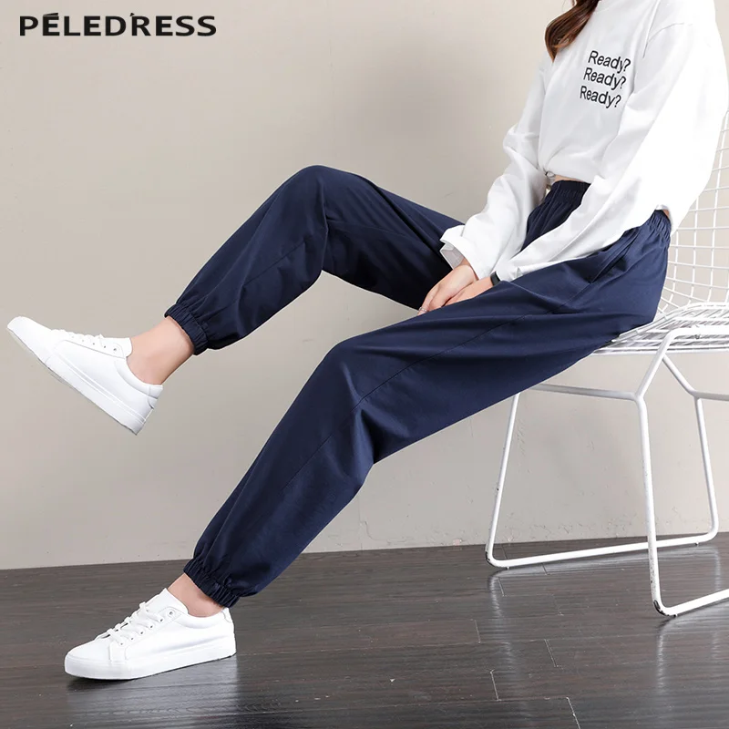 Women's Sports Pants Korean style Fashion High Waisted Joggers Plus Size Streetwear Harajuku Baggy Trousers for Female Vintage