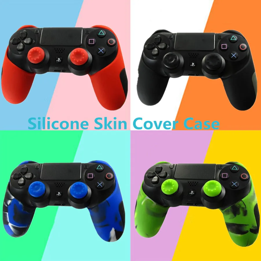 Быстрая доставка силиконовый чехол кожаный для контроллера Sony PlayStation 4 PS4 Pro Slim и