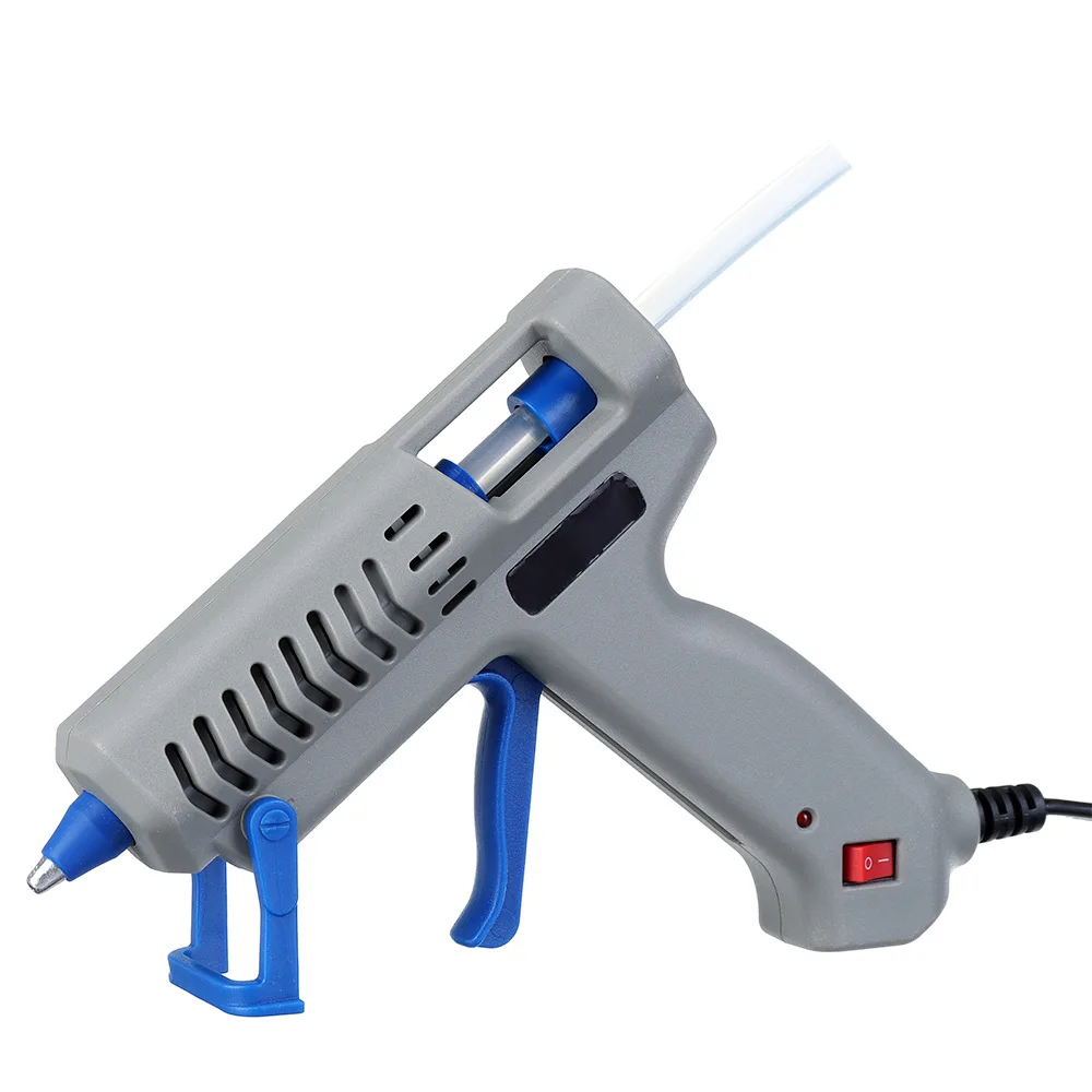 NEW 11Pcs/Set 60W Hot Melt Glue Gun with 7mm Glue Stick Industrial Mini Guns Thermo Electric Heat Temperature Tool