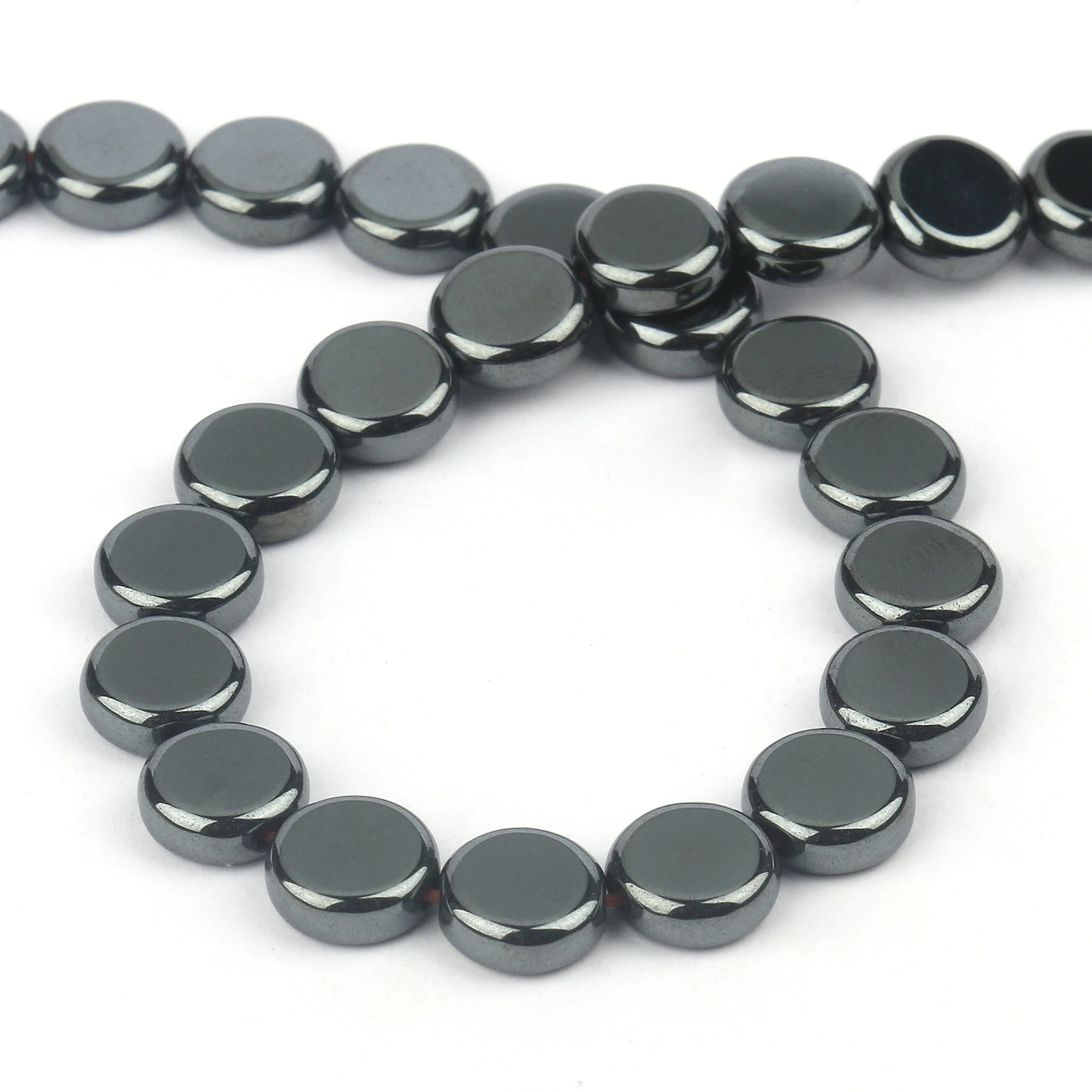 Natural Black Hematite Round Beads Star Heart Column Irregular Shape For Jewelry Making DIY Charms Bracelets Accessories 15''