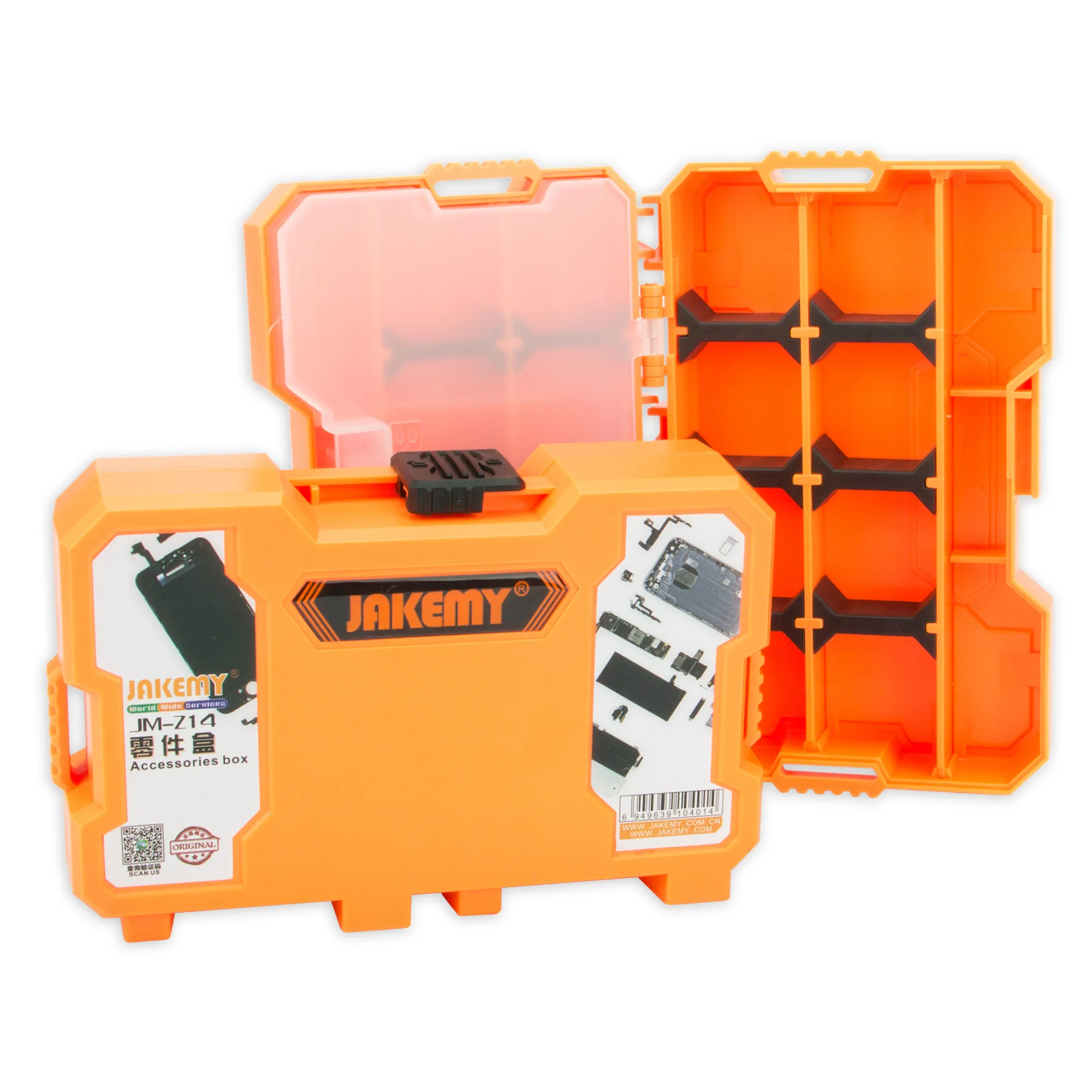 

JM-Z14 Multi-functional Parts Box Deconstructable Organizing Screw And Nut Boot Disk Storage Box